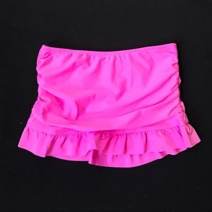 NWT pink mini skirt bikini bottom.